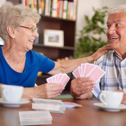 Imagem de Porta-cartas de baralho Skylety 6 peças Organizer Clear