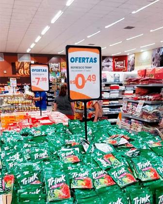 Imagem de Porta Cartaz A4 com Pedestal de Regulagem de Altura