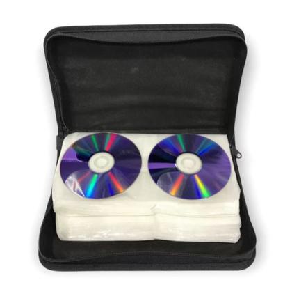 Porta CD/ DVD Portátil - Capacidade de 96 CD's - Levox - Estojo
