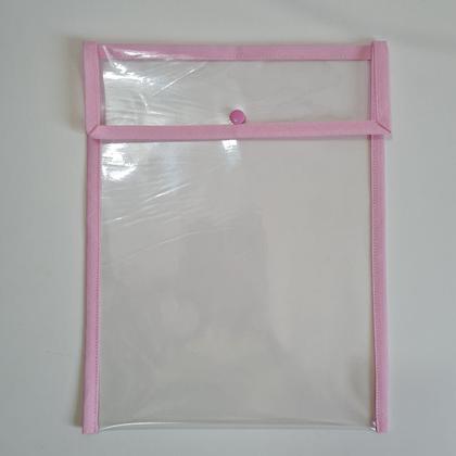 Imagem de Porta Certidão Pasta Documentos Plastificado Transparente Várias Cores