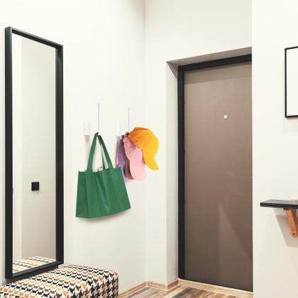 Imagem de Porta-chapéus Durmmur para bonés de beisebol em aço inoxidável, pacote com 2