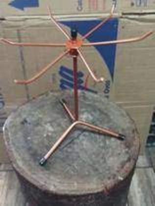 Imagem de Porta Chaveiros E Meia Aranha Bijuterias Giratório - Rose
