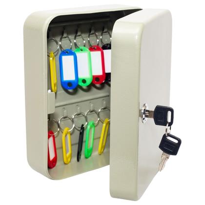 Imagem de Porta Chaves Armário Claviculário De 20 Chaves Com Chaveiros