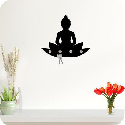 Imagem de Porta Chaves Parede Suporte Chaveiro Buda Hare