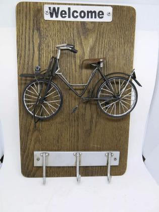 Imagem de Porta Chaves Quadro Bicicleta Em Mdf