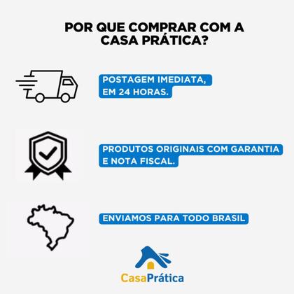 Imagem de Porta Chaves Versátil Parede Chaveiro Com 5 Ganchos Preto