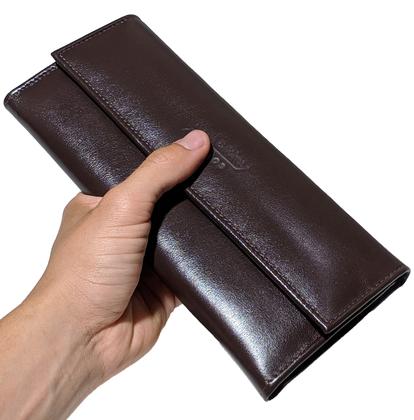Imagem de Porta Cheque Carteira Executiva Masculina Couro