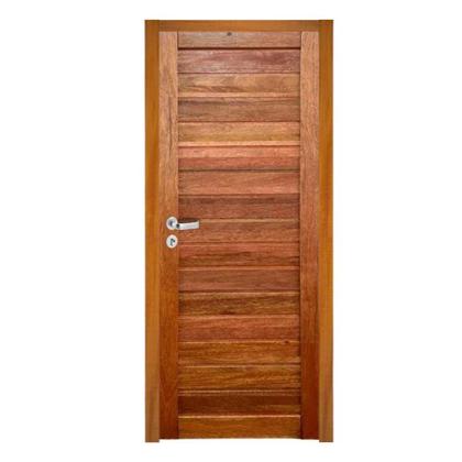 Imagem de Porta Completa Comercial Linha Econômica em Madeira Maciça Cedro Arana