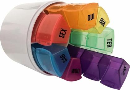 Imagem de Porta Comprimidos Semanal 4x/dia Organizador De Medicamentos