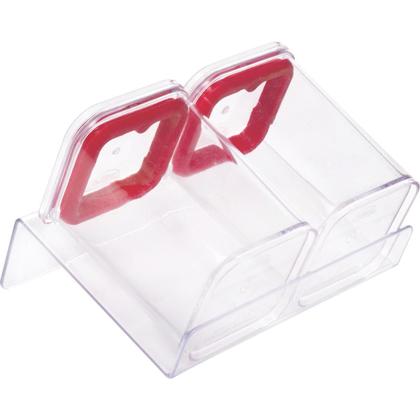 Imagem de Porta Condimentos Cristal de Gaveta 3 peças Com Suporte