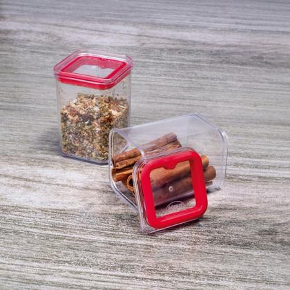 Imagem de Porta Condimentos Cristal de Gaveta 3 peças Com Suporte