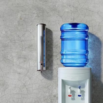 Imagem de Porta Copo Descartavel Suporte Inox Dispenser Agua 200ml