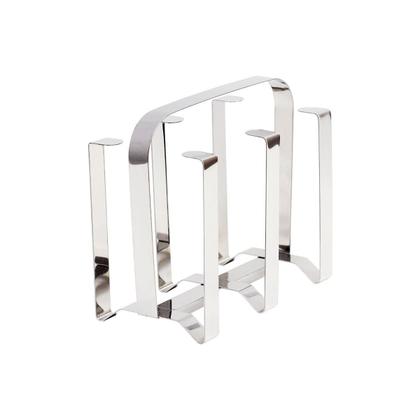 Imagem de Porta Copos Em Aço Inox Para 6 Copos