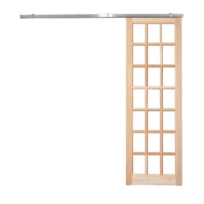 Imagem de Porta Correr Quadriculada Kit Aluminio