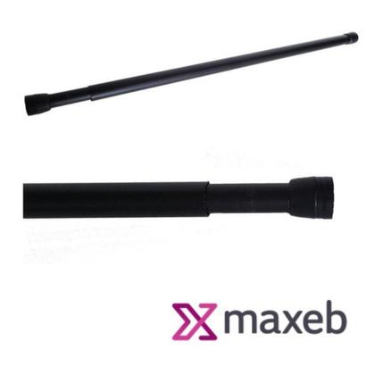 Imagem de Porta Cortina Box Varão Box Banheiro Extensível Universal Ajustavel 60x90cm