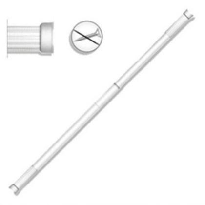 Imagem de Porta Cortina Box Varão Box Banheiro Extensível Universal Ajustavel 60x90cm