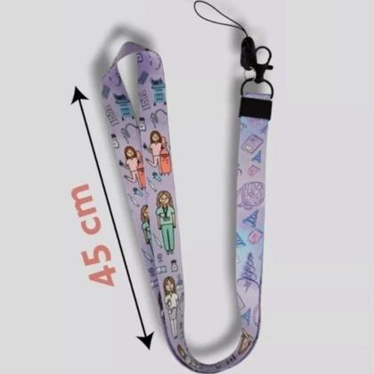 Imagem de Porta Crachá Vertical Com Cordão Bebê Enfermagem Uti Neo