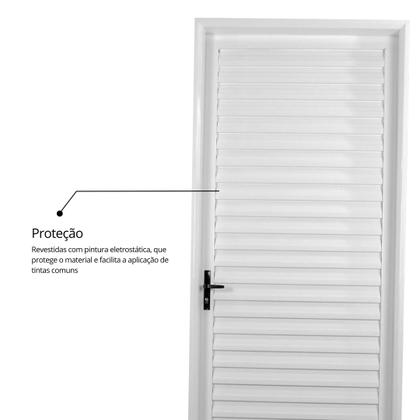 Imagem de Porta de Aço Laminada 215x85cm Minas Sul Mgm