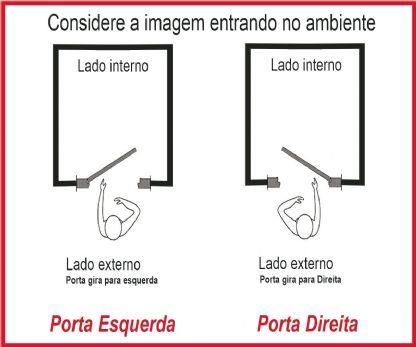 Imagem de Porta de Alumínio Lambril Branco Com Puxador, Friso e Vidro Linha 25 - DC