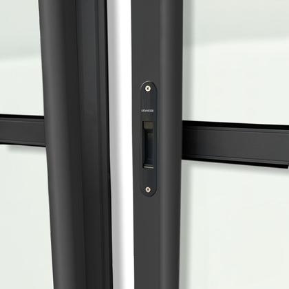 Imagem de Porta de Correr Venez. 6 Folhas Moveis 210 X 200 Elite com Fecho Automático Vidro Liso