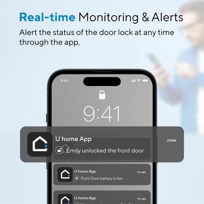 Imagem de Porta de entrada sem chave Smart Lock ULTRALOQ U-Bolt WiFi Bridge
