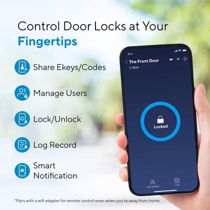 Imagem de Porta de entrada sem chave Smart Lock ULTRALOQ U-Bolt WiFi Bridge