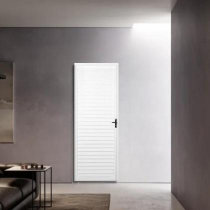 Imagem de Porta De Giro Laminada Branco MGM 215x85 cm