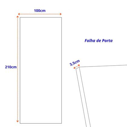 Imagem de Porta de Madeira Bondoor 210x100cm Friso 10 Jb Portas Ipê