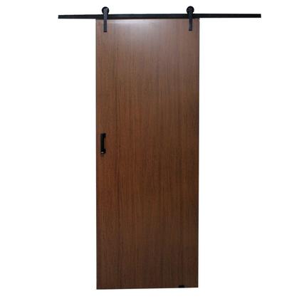 Imagem de Porta de Madeira Celeiro Sobrepor 215x70cm Melamínica MDF Ultra MGM Ipê