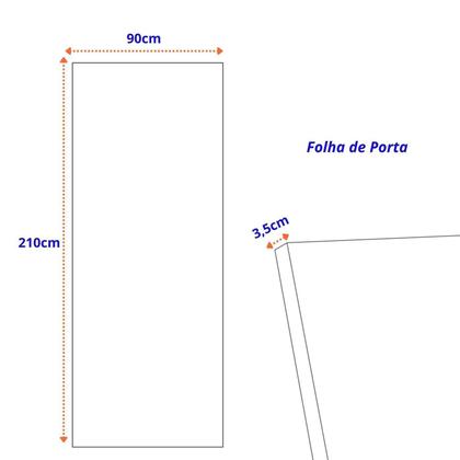 Imagem de Porta de Madeira Sarrafeada 210x90cm Friso 9 Jb Portas Angelim