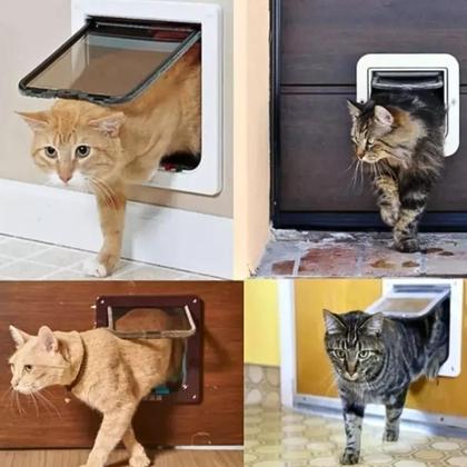 Imagem de Porta de Passagem Premium para Cães e Gatos Grande - Petlon