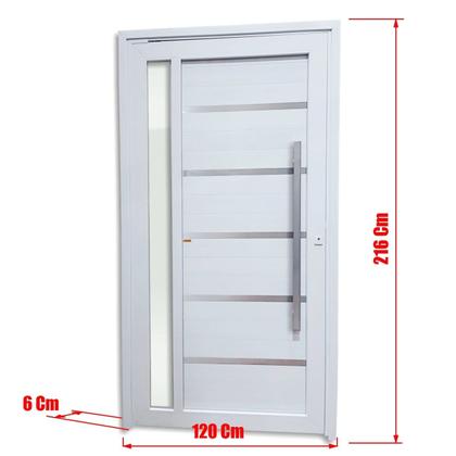 Imagem de Porta de PVC Pivotante 216x120cm Miraggio Tecplus100 Brimak