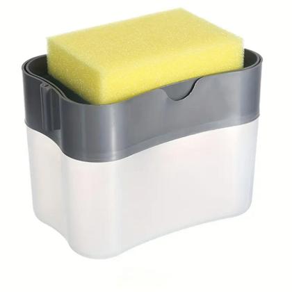 Imagem de Porta Detergente com Dispenser 600ml + Bucha Inclusa