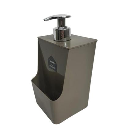 Imagem de Porta Detergente Dispenser Sabão Liquido Suporte Bucha 600ml