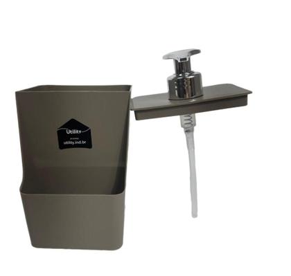 Imagem de Porta Detergente Dispenser Sabão Liquido Suporte Bucha 600ml