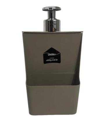 Imagem de Porta Detergente Dispenser Sabão Liquido Suporte Bucha 600ml