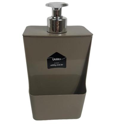 Imagem de Porta Detergente Dispenser Sabão Liquido Suporte Bucha 600ml