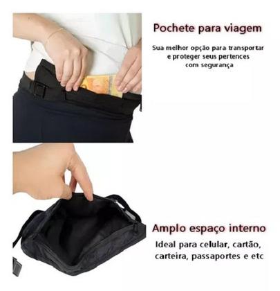 Imagem de Porta Dólar Pochete Corrida Para Viagem Academia Esporte