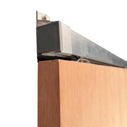 Imagem de Porta Dupla de Correr 210x140 Quadriculado c/ kit Aluminio