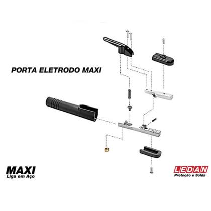 Imagem de Porta Eletrodo 500a Maxi - Ledan
