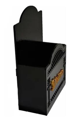 Imagem de Porta Envelope Para Igreja Dízimos E Oferta Preto Mdf