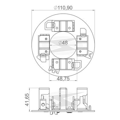 Imagem de Porta Escova Actros 2553 Scan Dsi 114 P R T Ds 1468 1469 1473 1474 1475 1478 M 1194 1198 1199 1174 1175 1176 1177 1178 1179 Rt 144 460 530 R 164 480 5