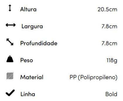 Imagem de Porta Escova Bold Preto - OU