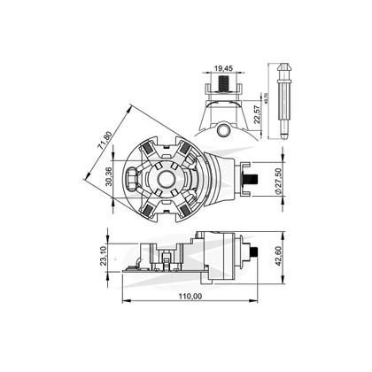 Imagem de Porta Escova Civic 2007 Ate 2013 Crv Accord 2.4 Element Tsx Pmgr 1 6 Kw Escova 4 7X12X11,5 Mm Referencia 04312-Psa-305 31210-Psa-J51 Partida Sm612-05