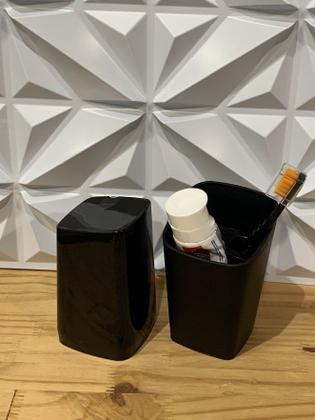 Imagem de Porta Escova de Dente Square com Tampa - Cores