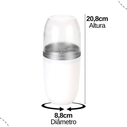 Imagem de Porta Escova De Dentes Creme Dental Estojo Case Com Tampa 500ml
