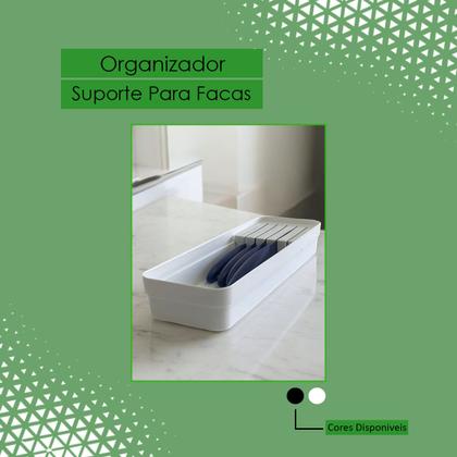 Imagem de Porta Facas Organizador Separador com Divisórias Removíveis