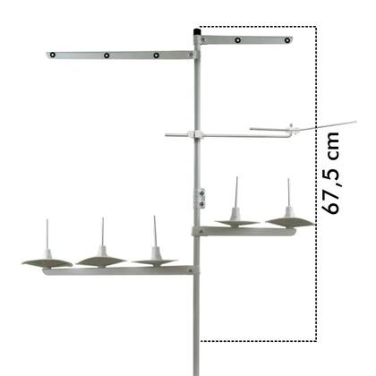 Imagem de Porta Fio 5 Cones C/ Espalhador Galoneira Máquina Industrial