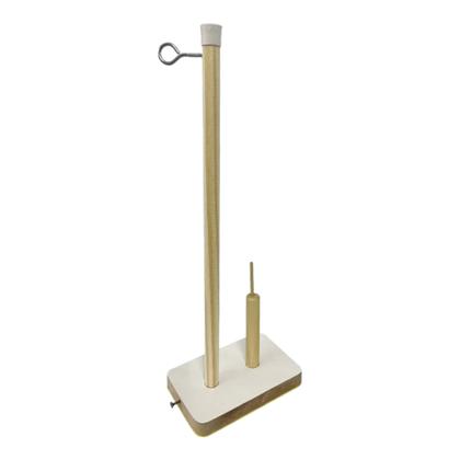 Imagem de Porta Fio de 1 Cone Madeira Para Máquina de Costura