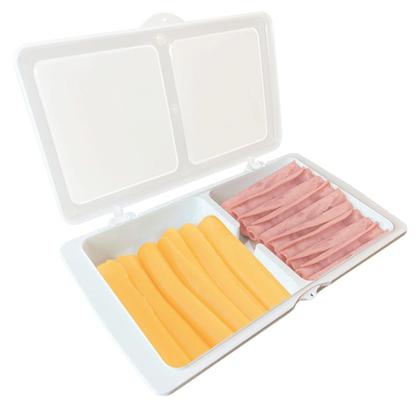 Imagem de Porta Frios Articulável C Trava Conserva Presunto Queijo